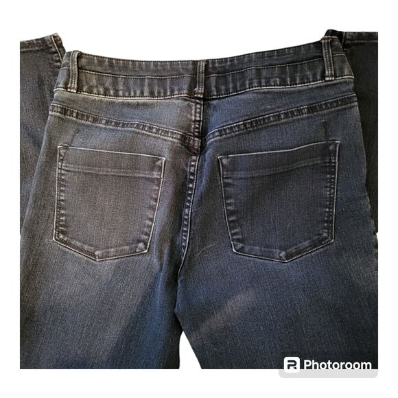 Womens Mossimo Denim Blue High Rise Skinny Stretchy 2 Button Jeans Size 29 - Picture 8 of 9